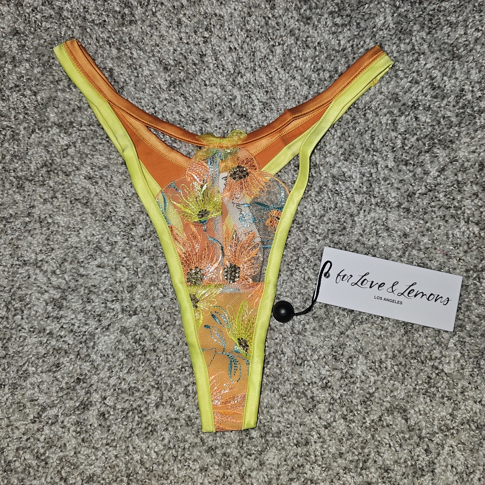 For Love And Lemons Bright Floral Lingerie